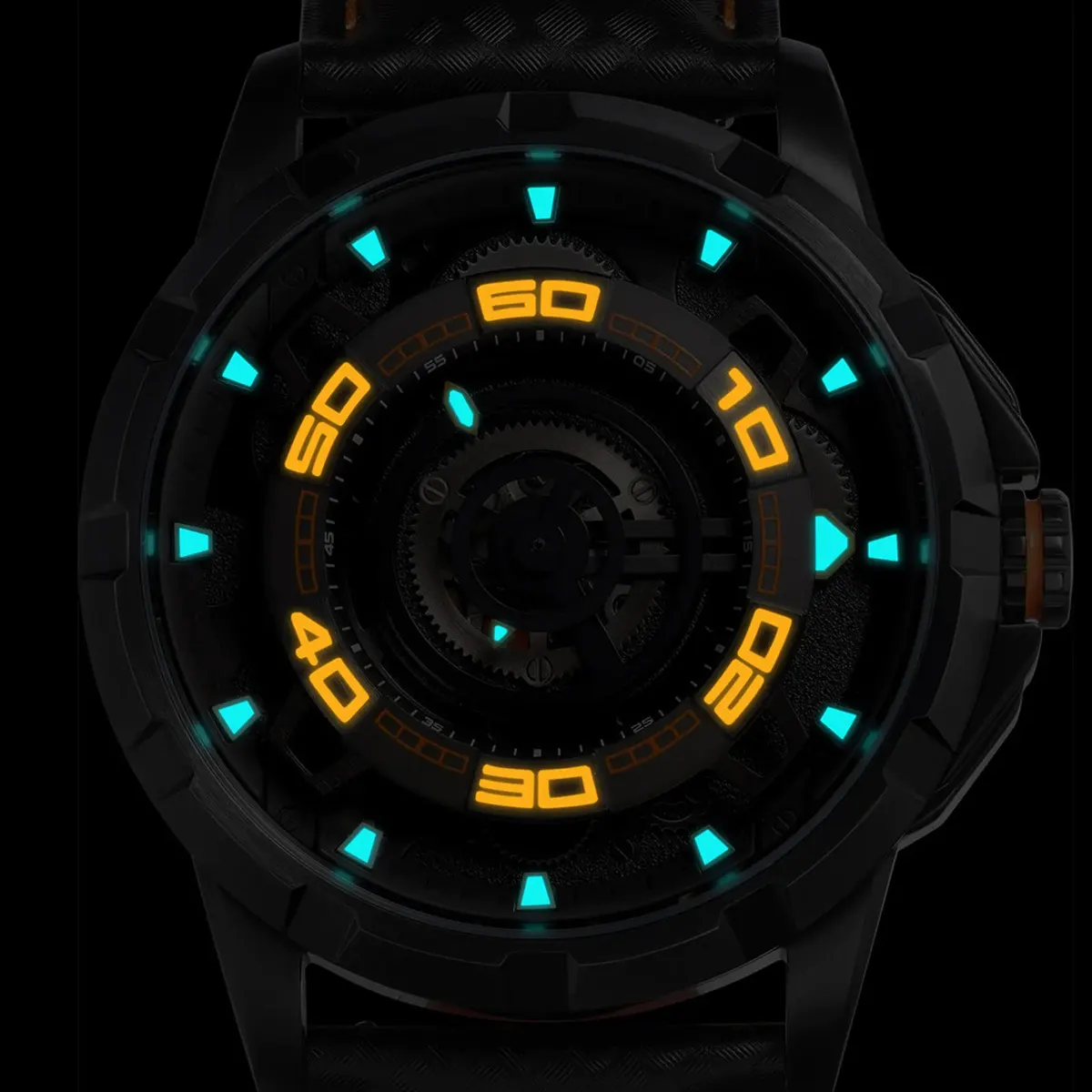 Montre Berny AM198M-BLK – Orange