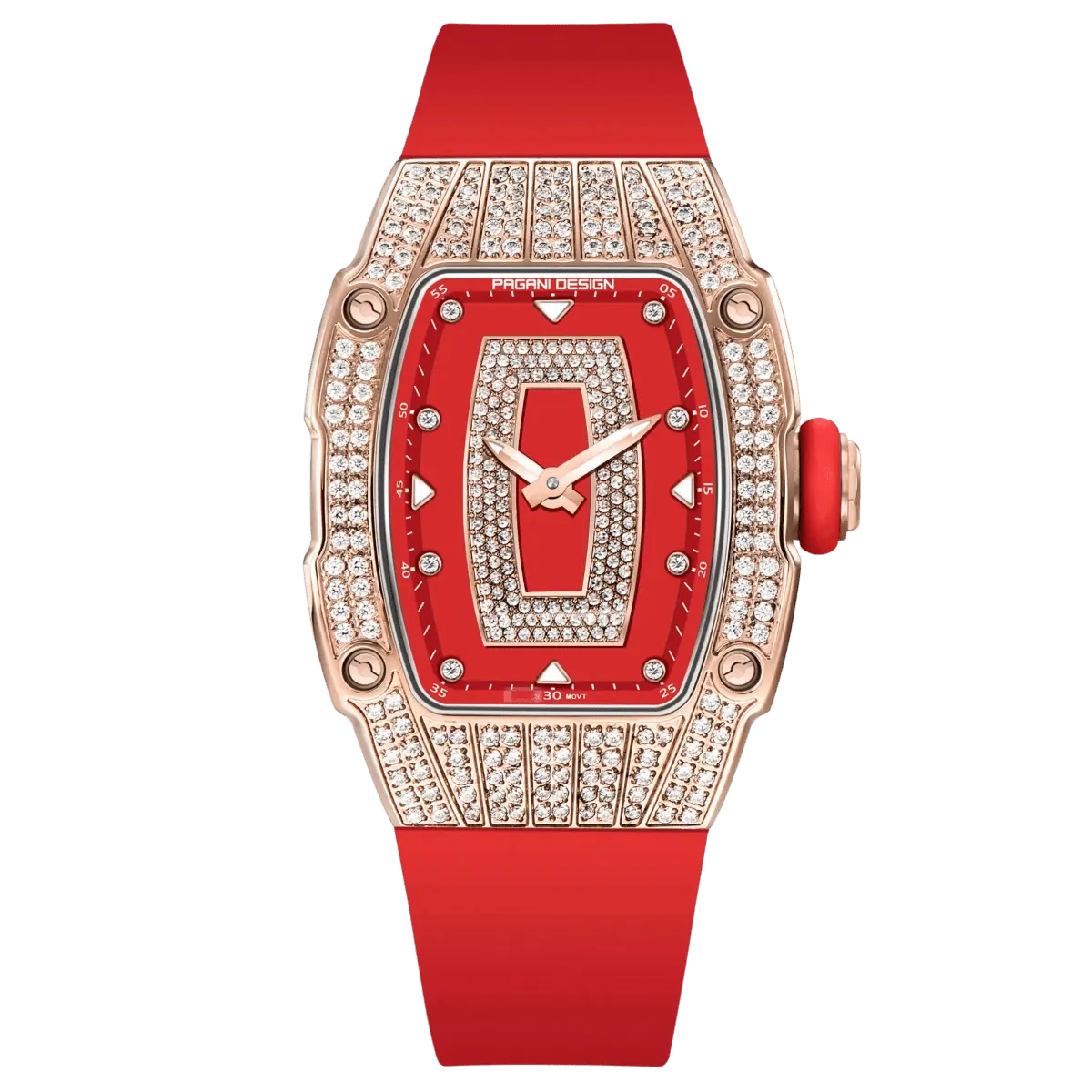 Montre Pagani Design PD-YS013 Quartz 31,5 mm – Rouge / Or