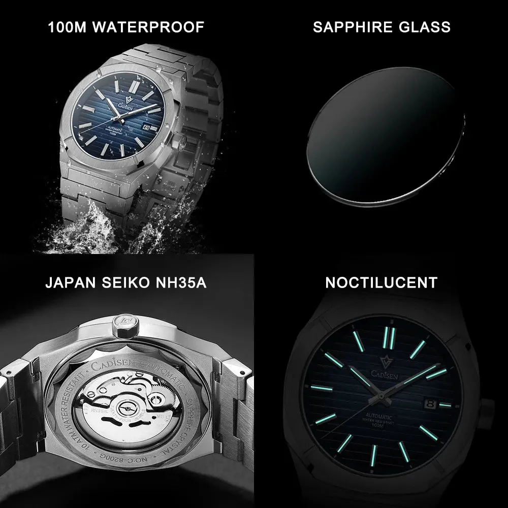 Montre Cadisen C8200 – Bleu ciel
