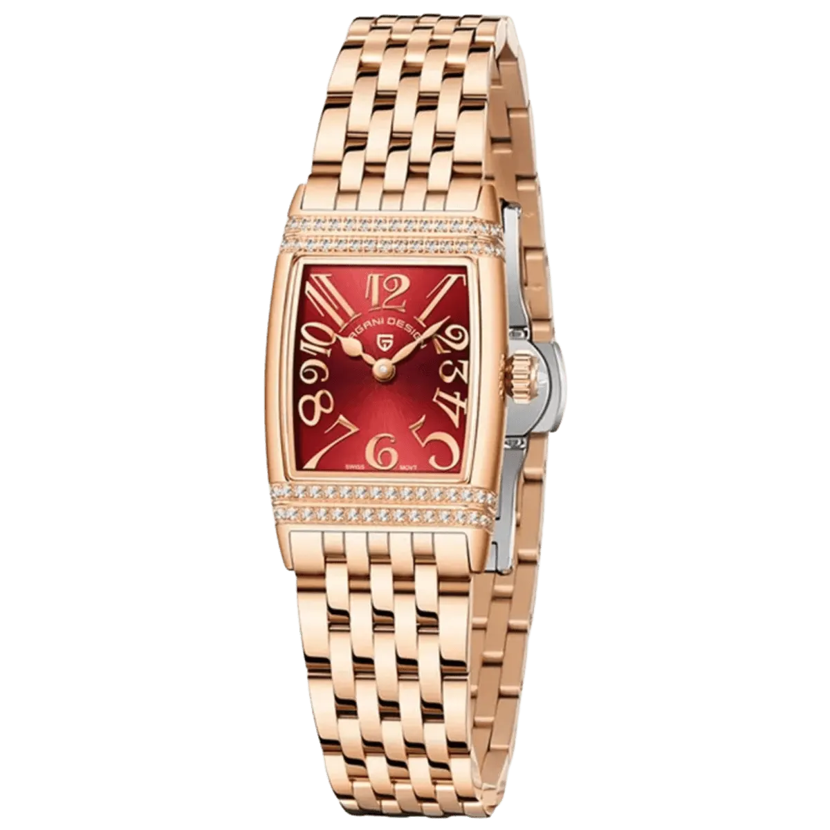 Montre Pagani Design PD-1737 Quartz 22 mm – Rouge / Or