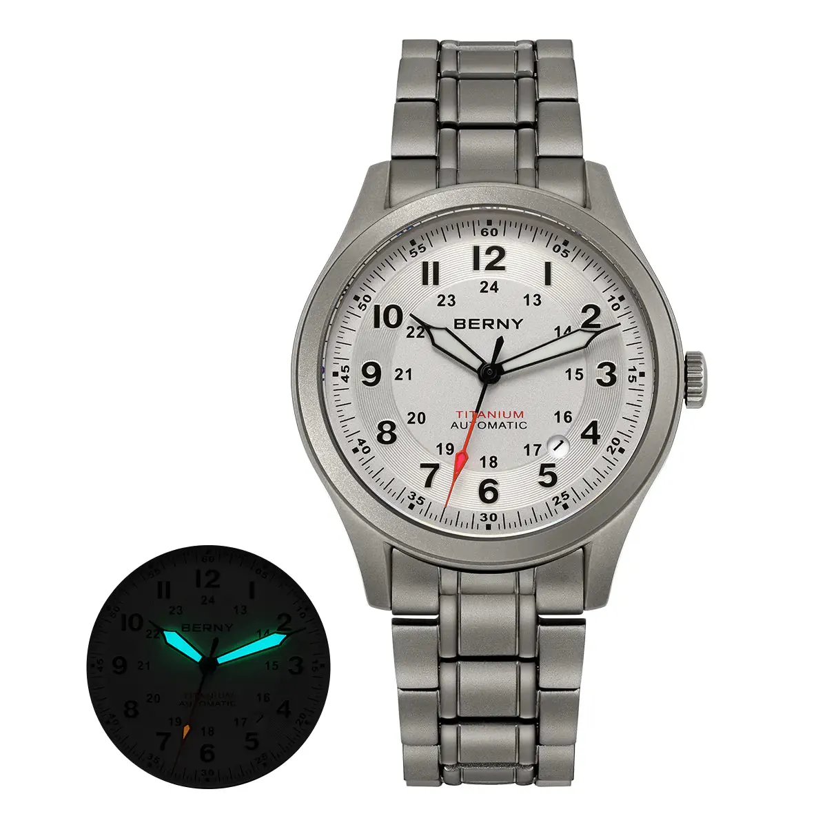 Montre Berny AMT163MS Automatique – Blanc