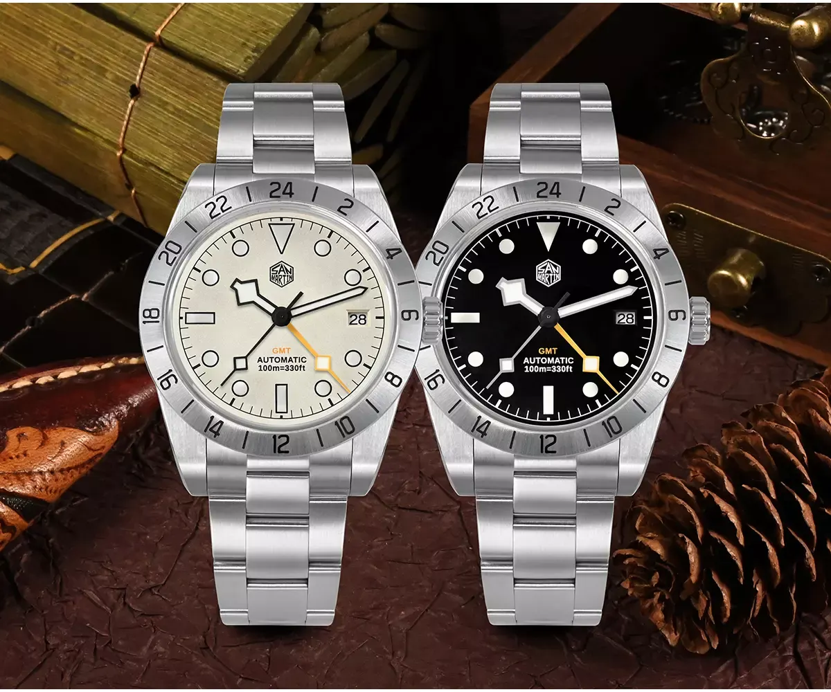Montre San Martin SN0054-G – Blanc mat