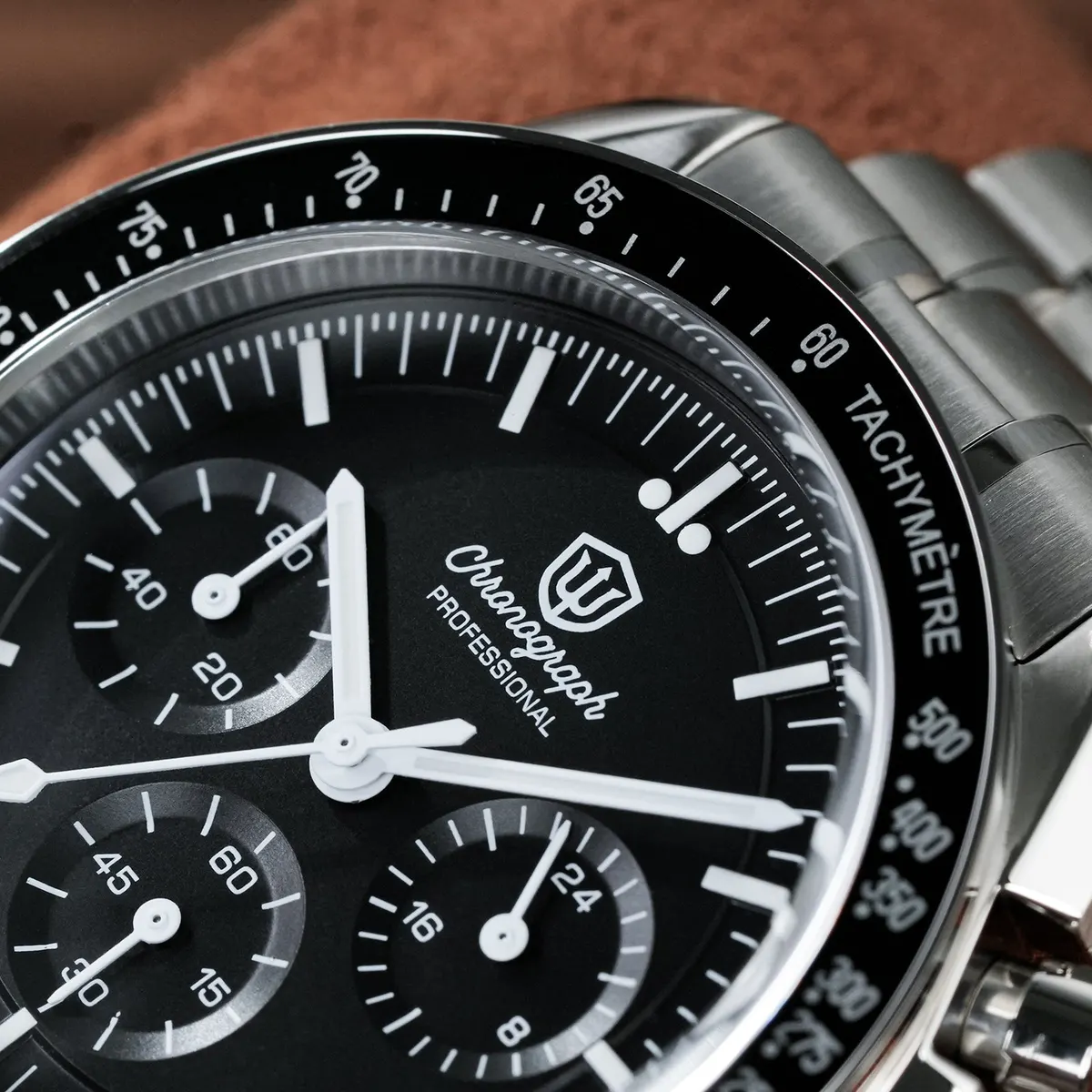 Montre Watchdives WD1860 Méca-quartz 40 mm – Blanc / Acier inoxydable