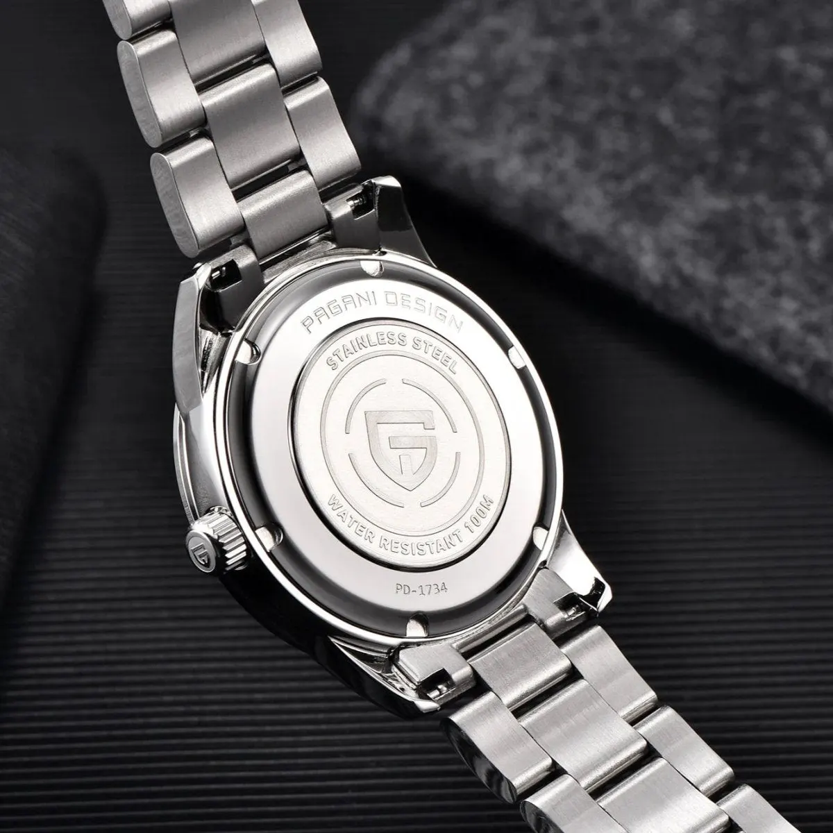 Montre Pagani Design Quartz 40 mm – Bleu