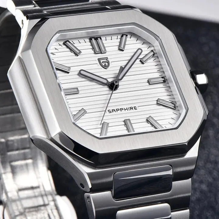 Montre Pagani Design PD-YS019 Quartz 37 mm – Bleu ciel / Acier