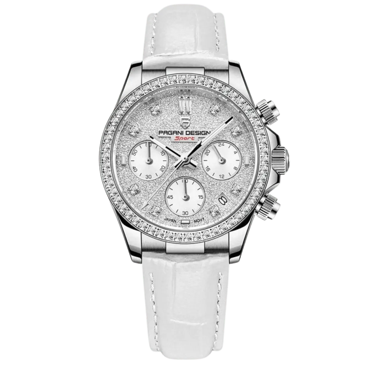 Montre Pagani Design PD-1730 Quartz 36 mm – Blanc