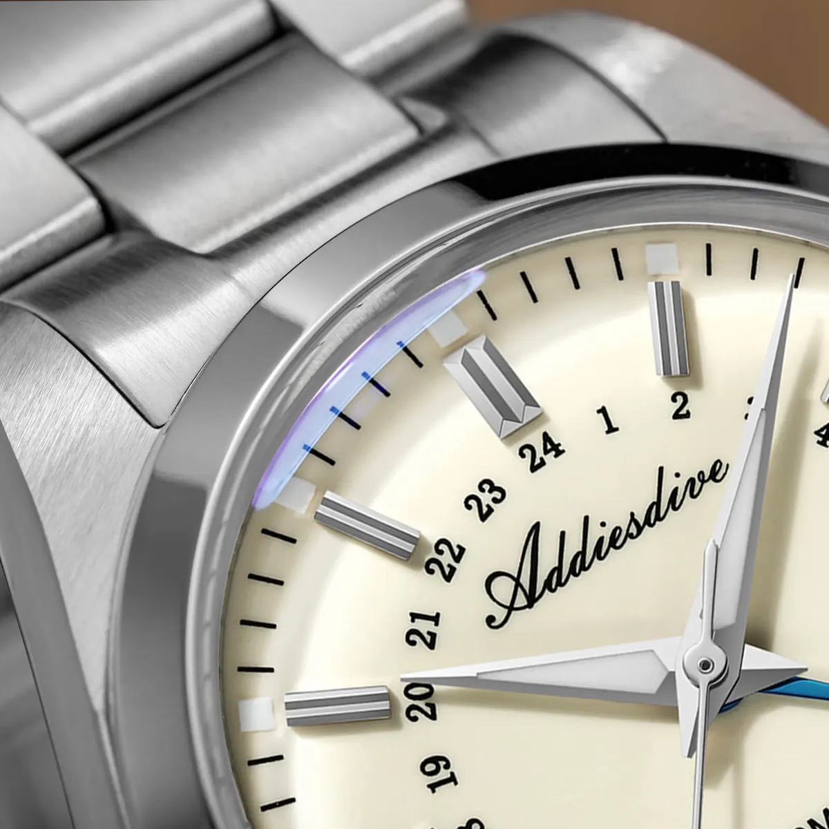 Montre Addiesdive AD2065 Quartz 36 mm – Beige