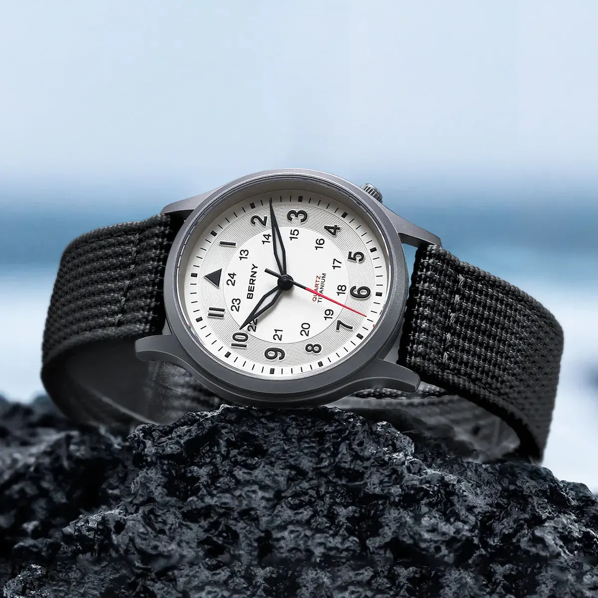 Montre Berny T2596M Quartz – Blanc