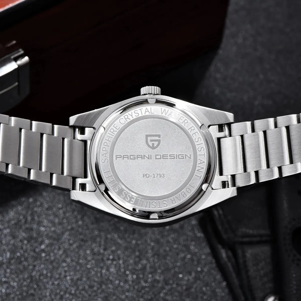 Montre Pagani Design Quartz 38 mm – Noir