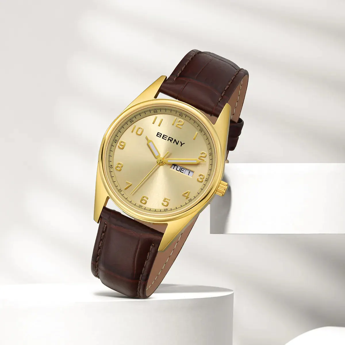 Montre Berny Quartz – Or / Or