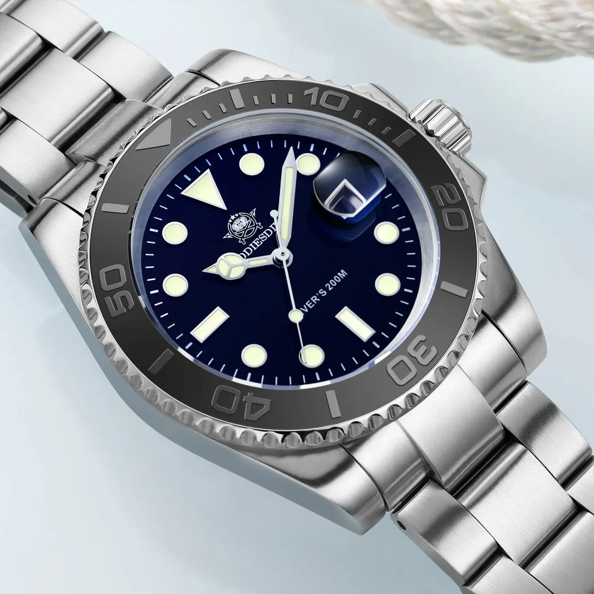 Montre Addiesdive Quartz 41 mm – Argent