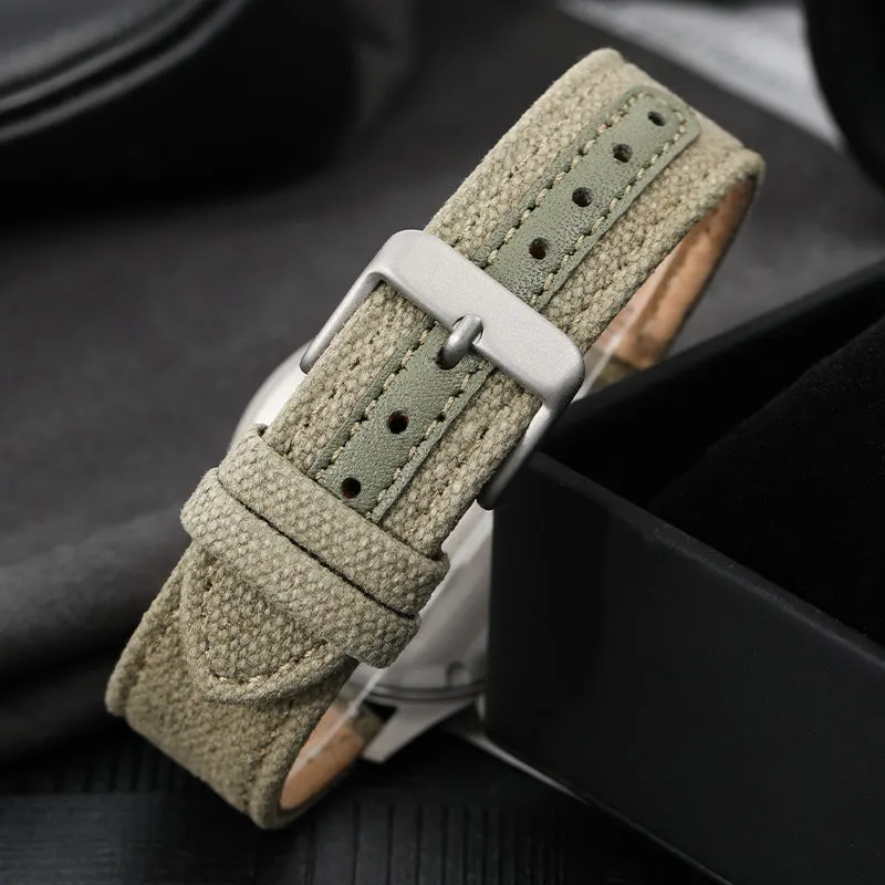Montre Militado ML1868-2 Méca-quartz 39 mm – Noir nylon
