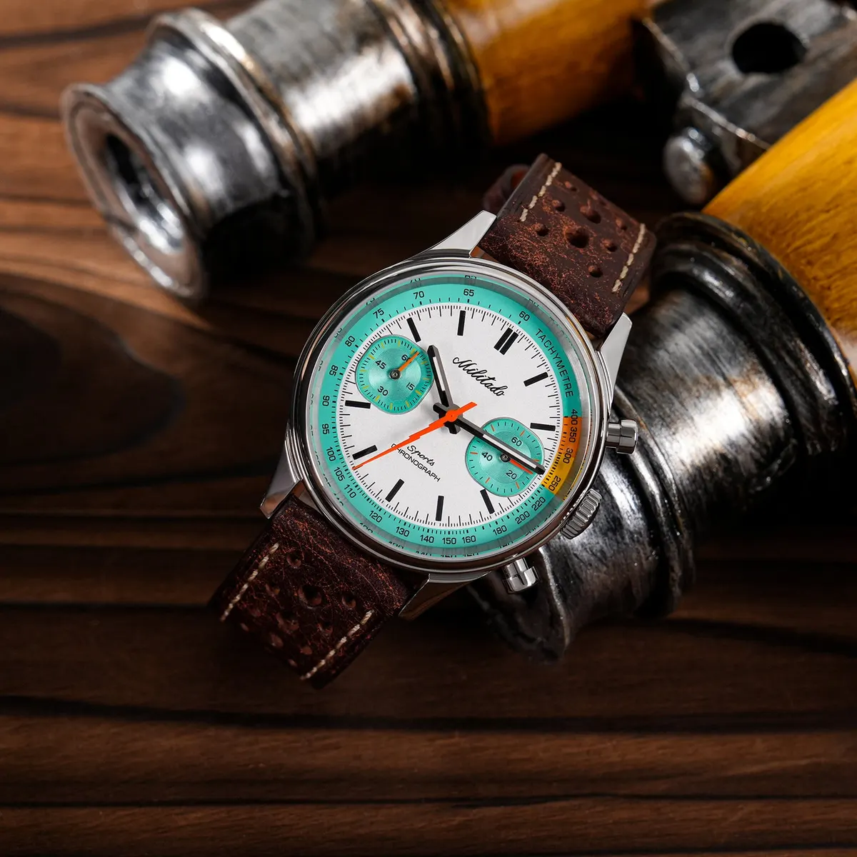 Montre Militado ML23 Quartz 40 mm – Crème · Noir