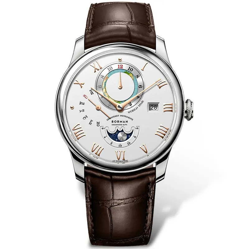 Montre Borman Automatique 40 mm – Argent