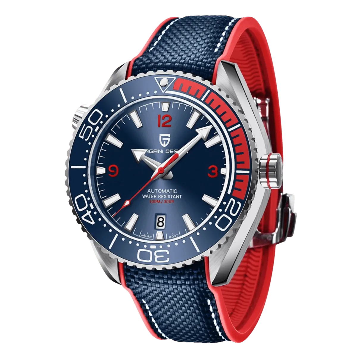 Montre Pagani Design PD-1679 Automatique 42 mm – Bleu / Nylon