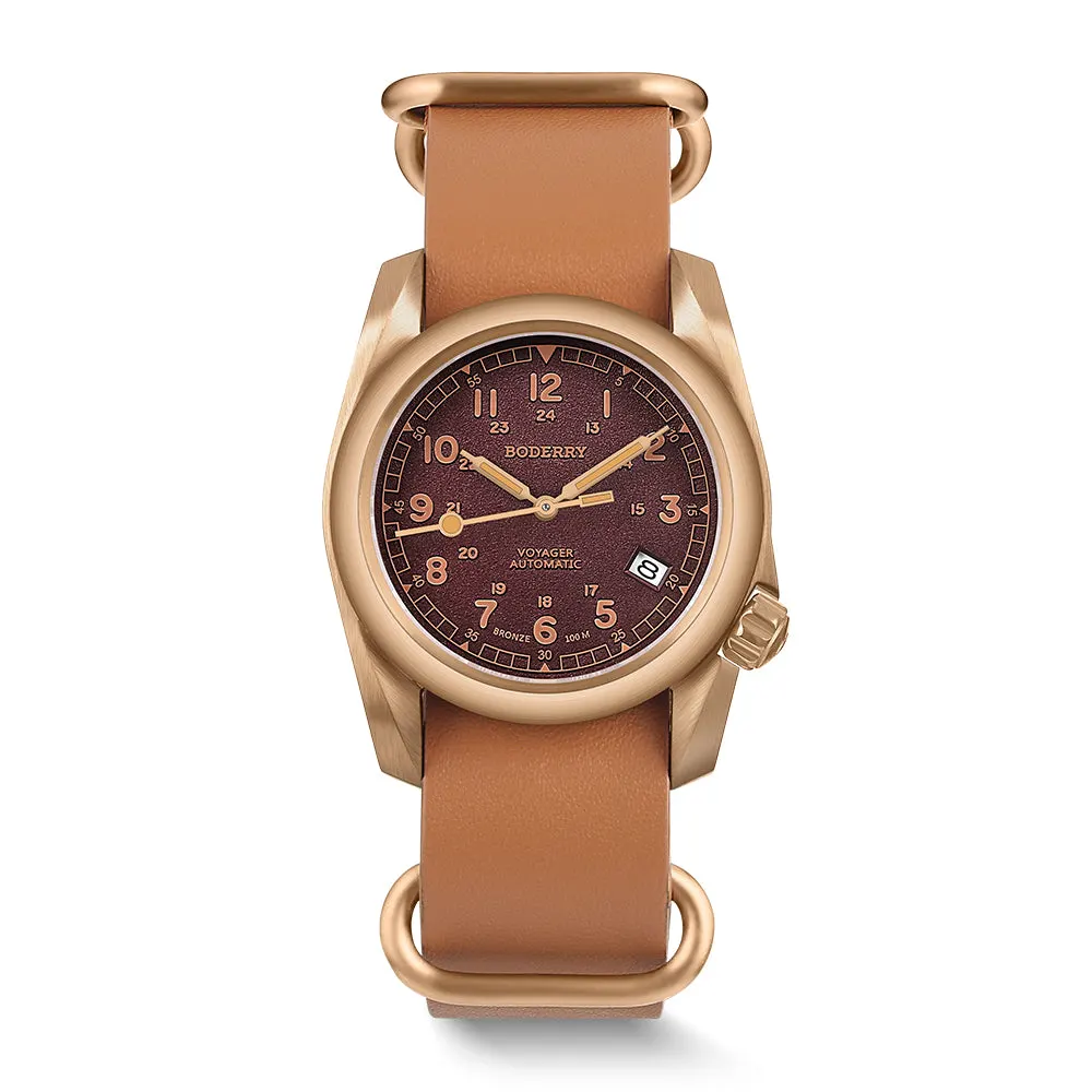 Montre Boderry Automatique 40 mm – Rouge