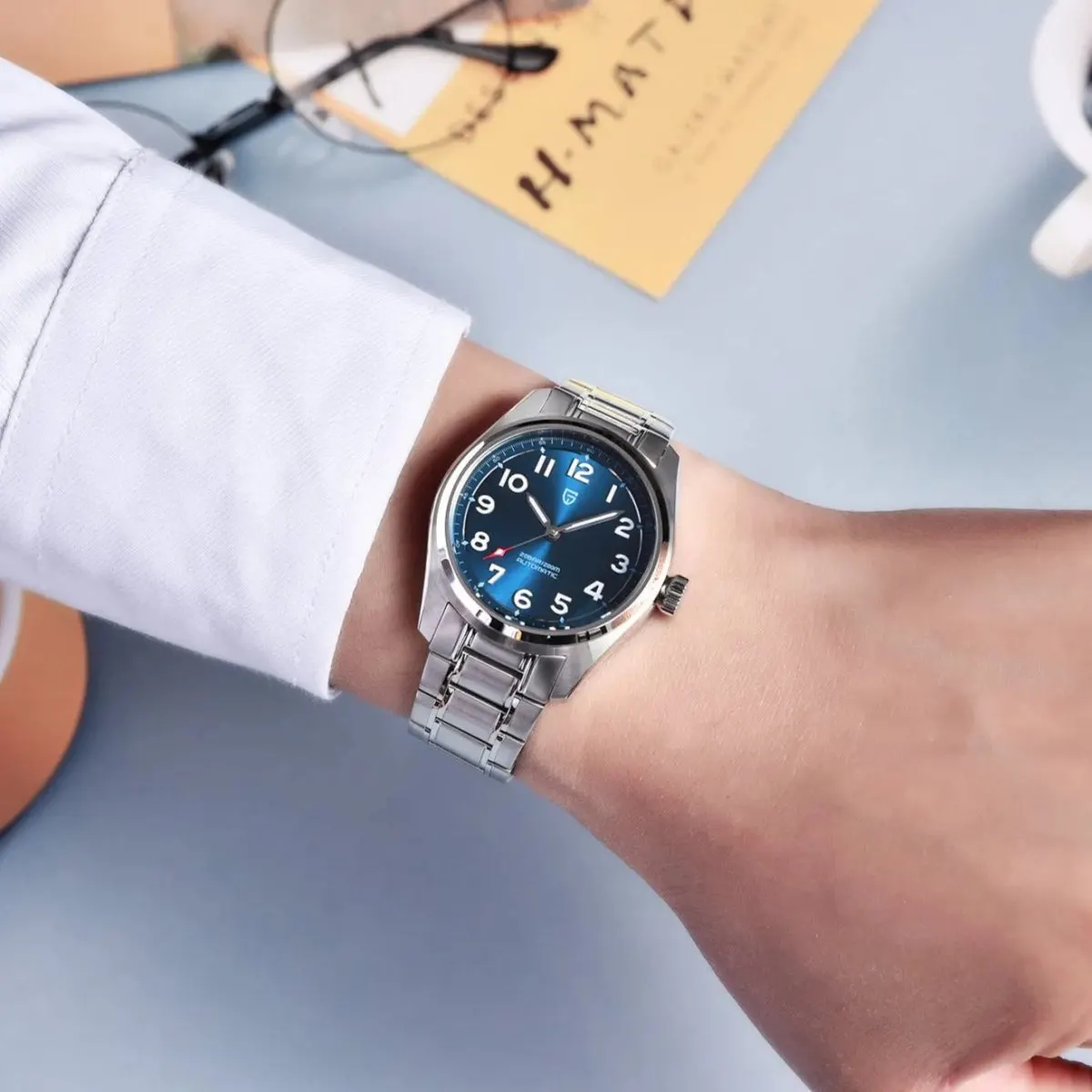 Montre Pagani Design Automatique 38 mm – Bleu