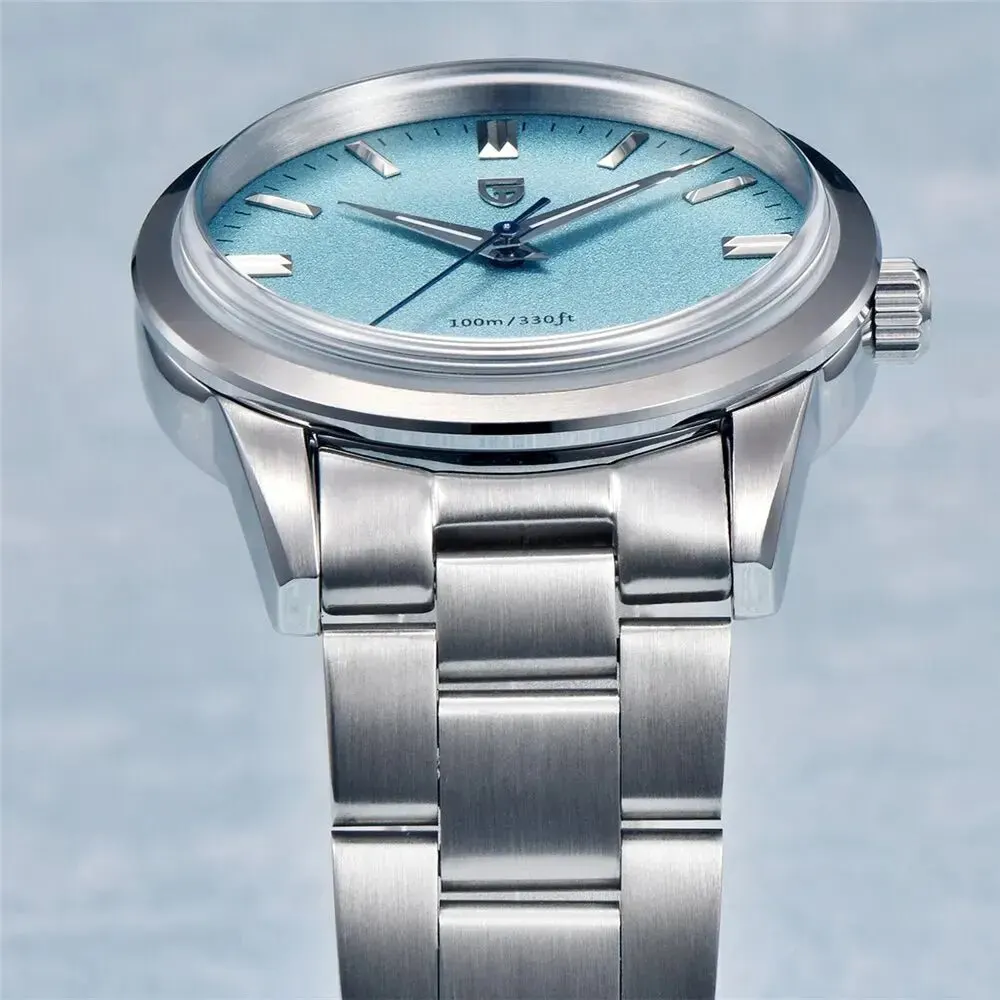 Montre Pagani Design Quartz 38 mm – Bleu ciel