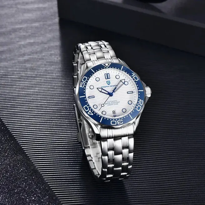 Montre Pagani Design Automatique 42 mm – Bleu / Nylon