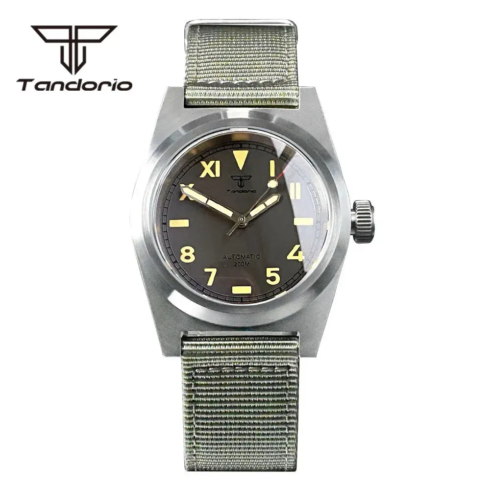 Montre Tandorio TD108B Automatique 38 mm – Gris · Nylon