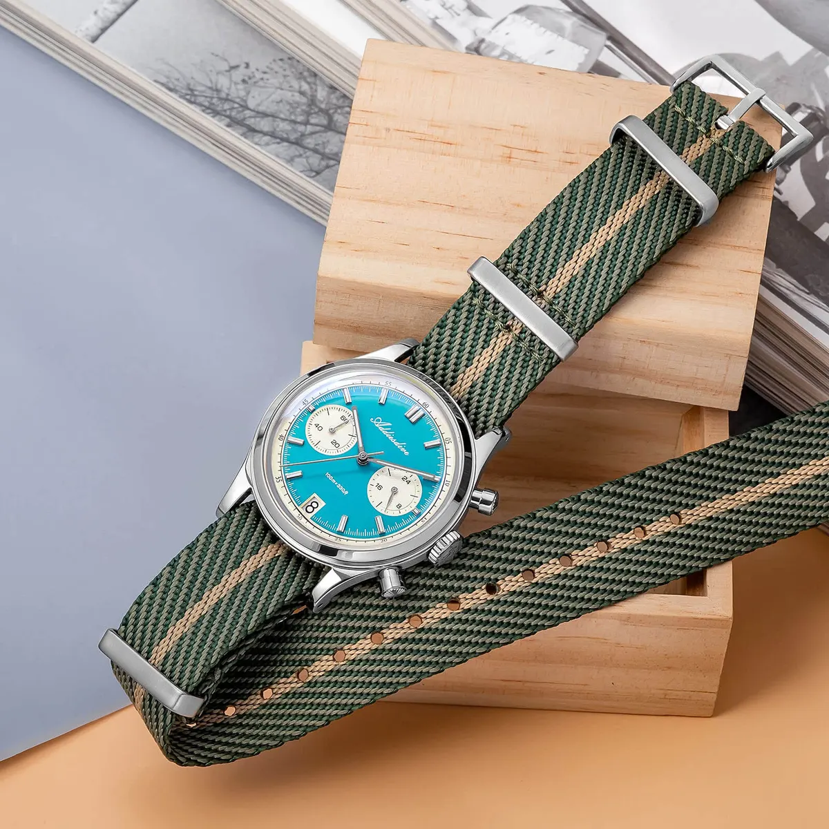 Montre Addiesdive Méca-quartz 38 mm – Bleu
