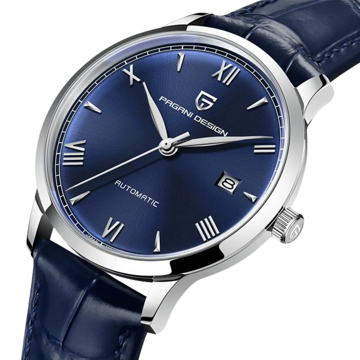 Montre Pagani Design Automatique 40 mm – Bleu / Acier