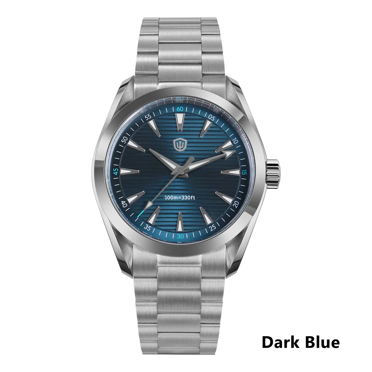 Montre Watchdives WD0006 Quartz 38 mm – Bleu foncé