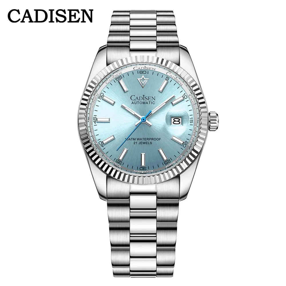 Montre Cadisen C8214 Automatique 40 mm – Bleu