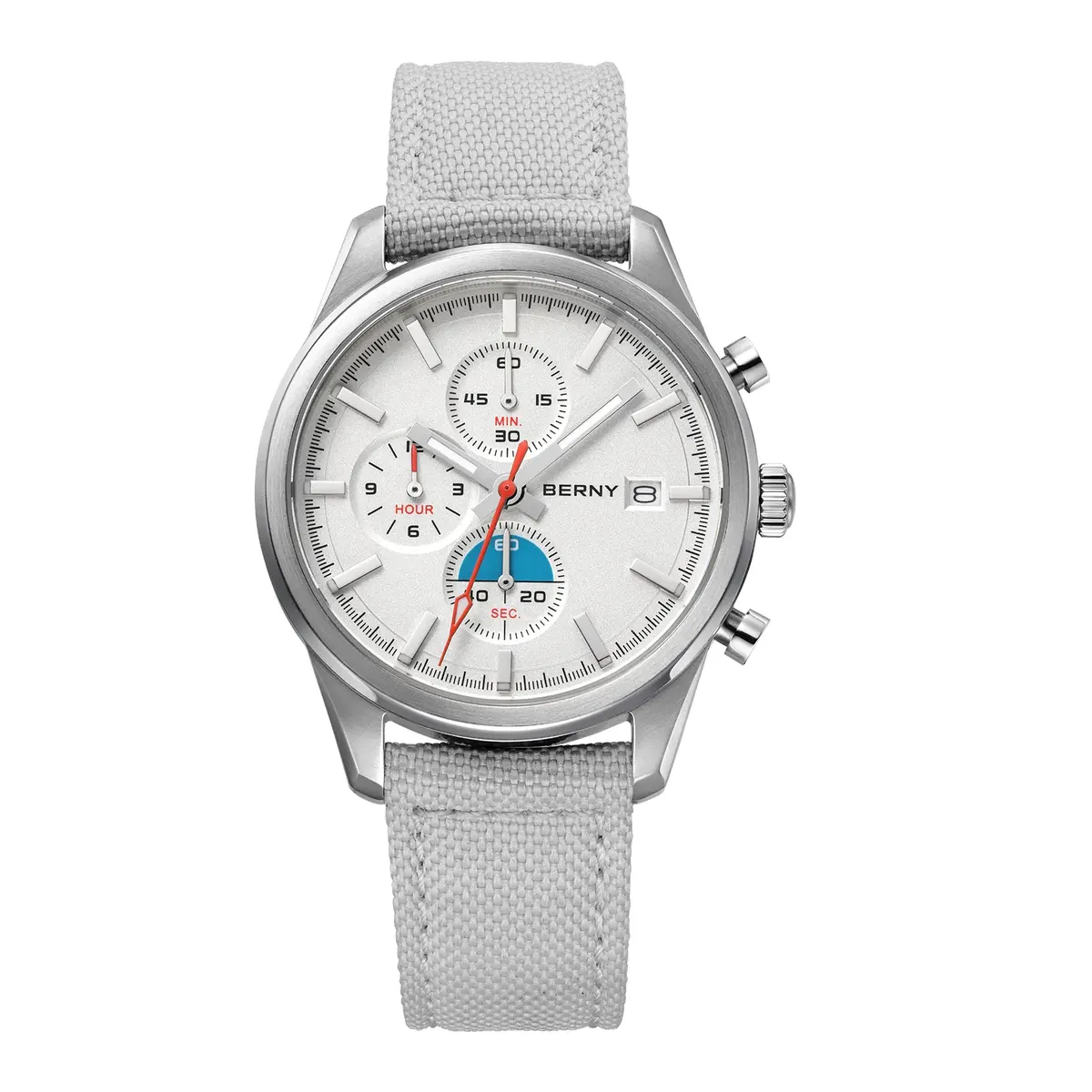 Montre Berny Quartz – Blanc / Blanc