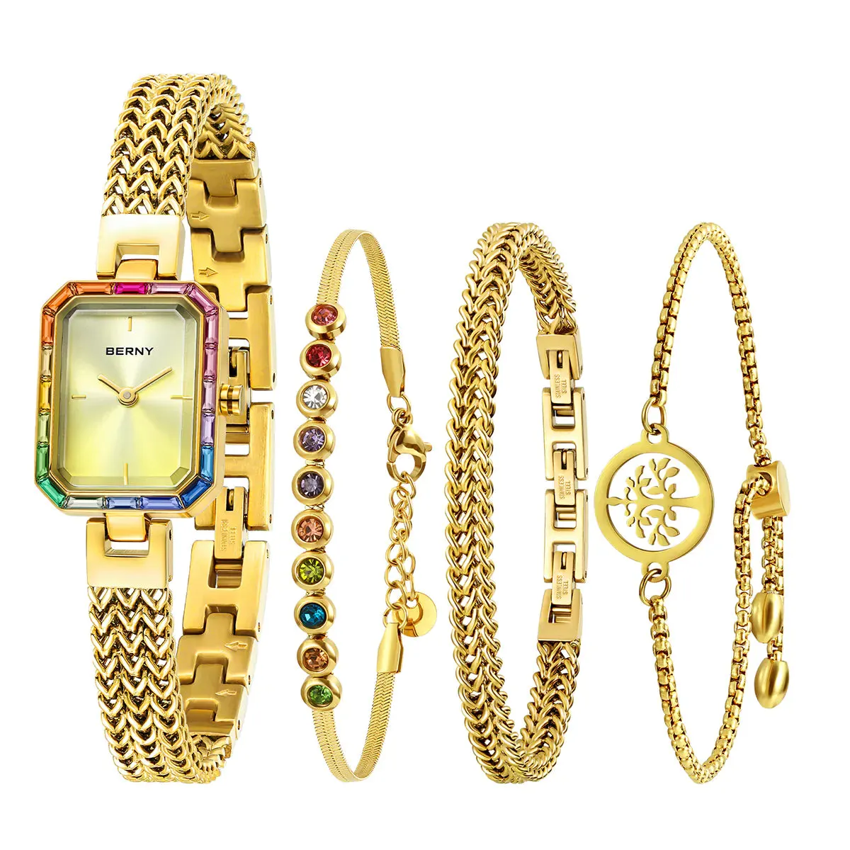 Montre Berny 2923L Quartz – Jaune