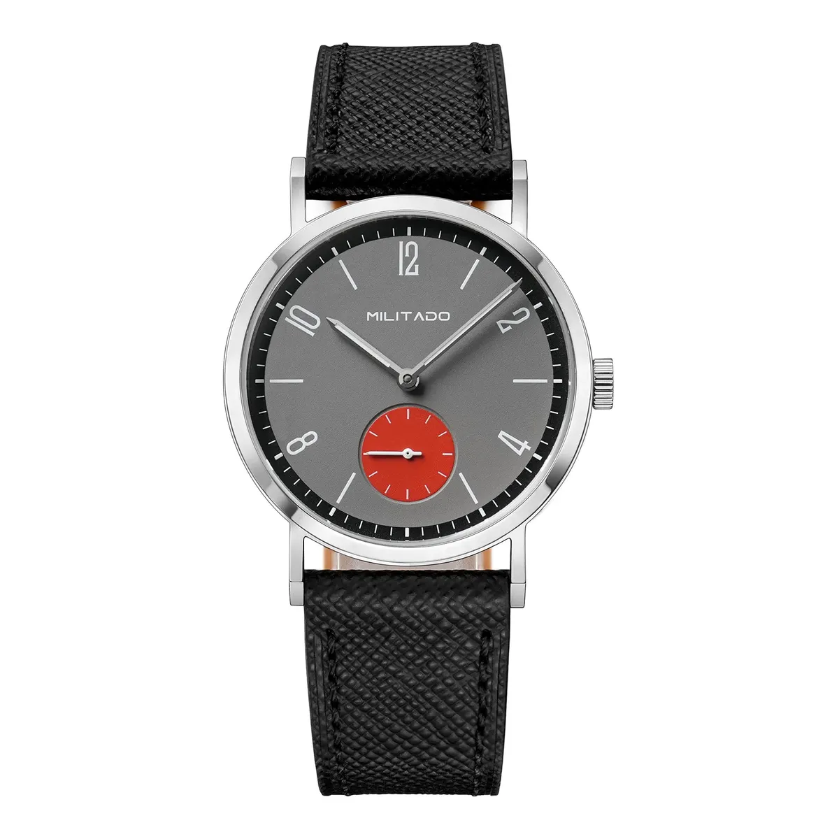 Montre Militado ML27 Mécanique manuel 36 mm – Cadran gris