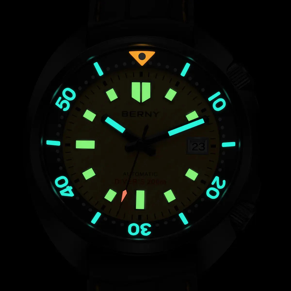 Montre Berny AM1970M-BLK – Jaune