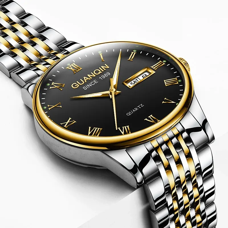Montre Guanqin Quartz – Blanc
