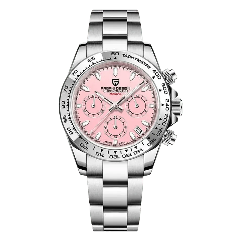 Montre Pagani Design PD-1727 Méca-quartz 40 mm – Rose