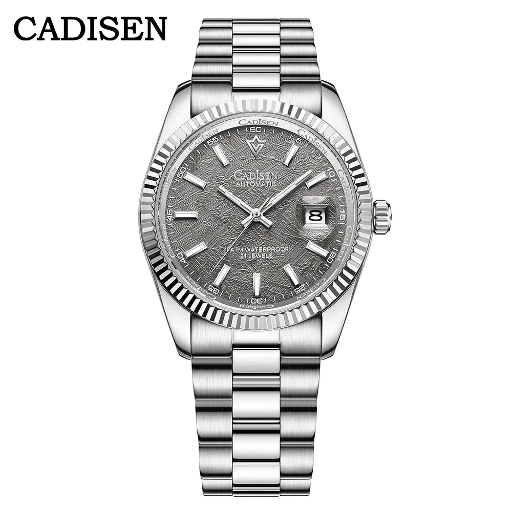 Montre Cadisen C8214 Automatique 40 mm – Gris météorite