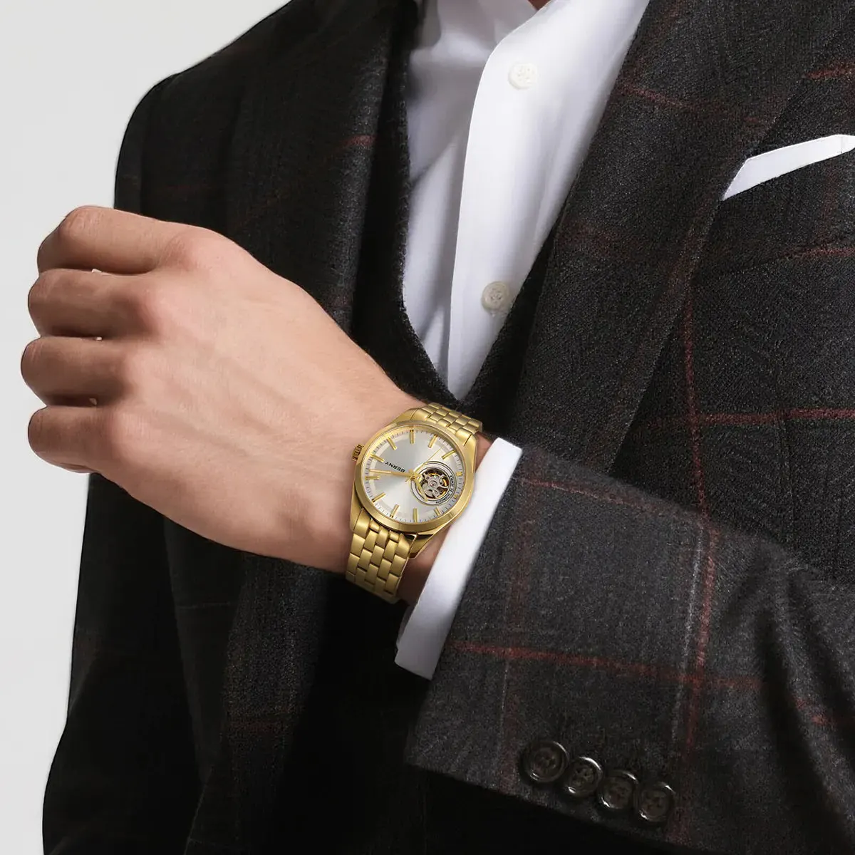 Montre Berny AM179M-Y – Blanc