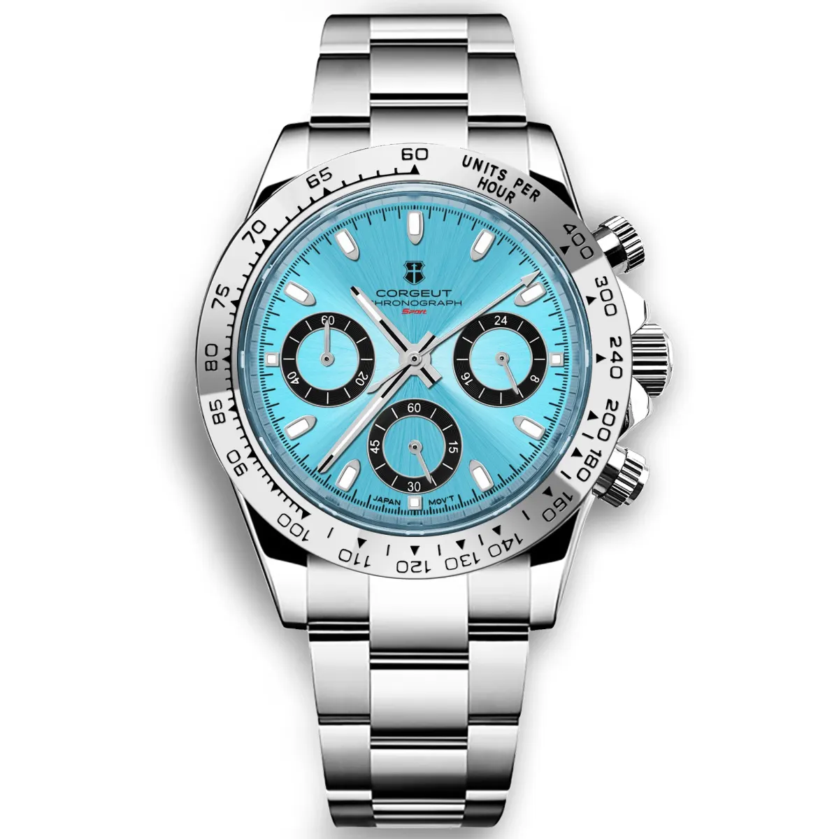 Montre Corgeut Méca-quartz 39 mm – Version 7