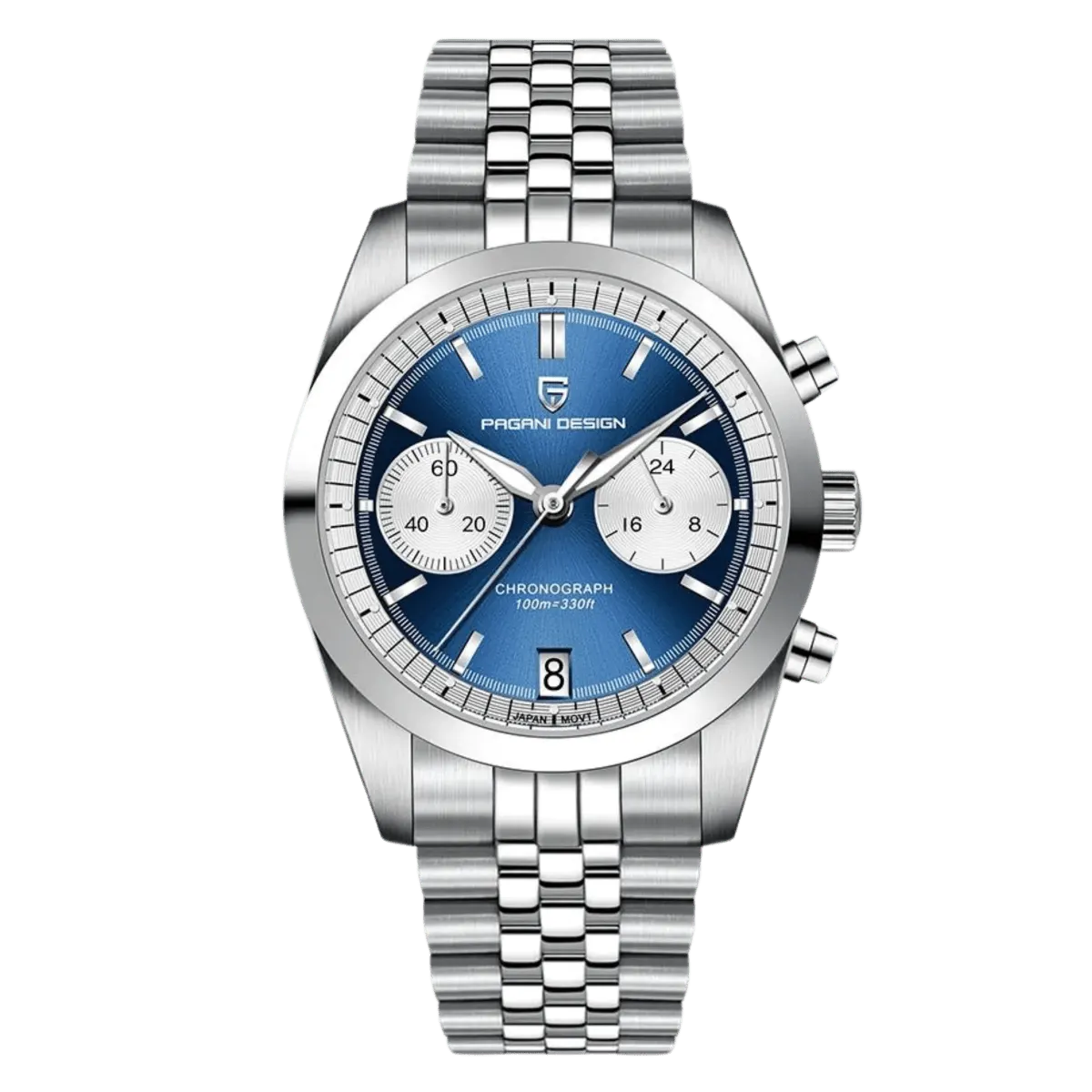 Montre Pagani Design Méca-quartz 37,5 mm – Bleu