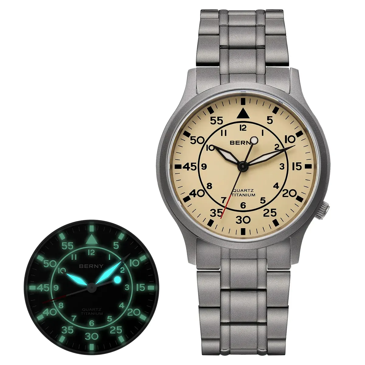 Montre Berny T2566MS Quartz – Crème