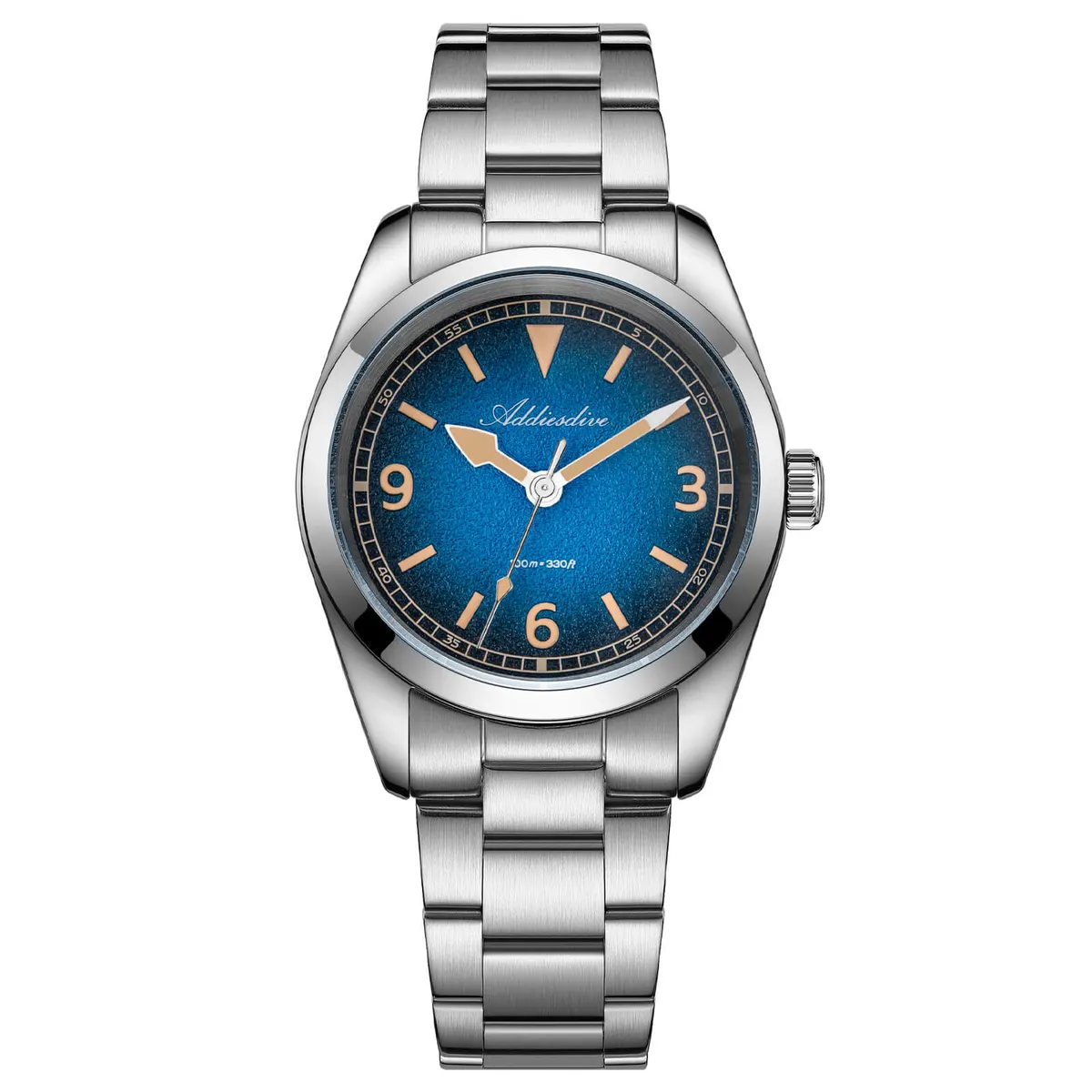 Montre Addiesdive AD2554 Quartz 36 mm – Bleu