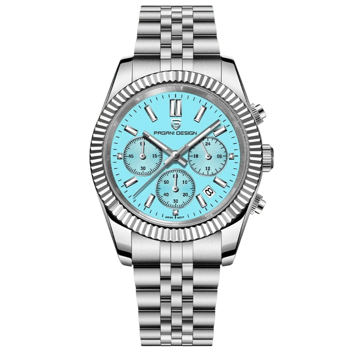 Montre Pagani Design PD-1814 Quartz 42 mm – Bleu ciel