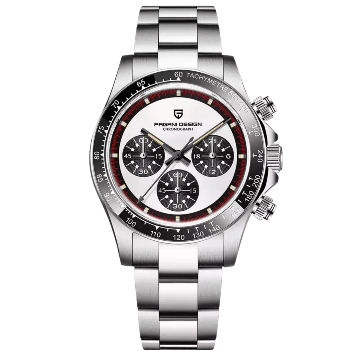 Montre Pagani Design PD-1676 Méca-quartz 40 mm – Blanc