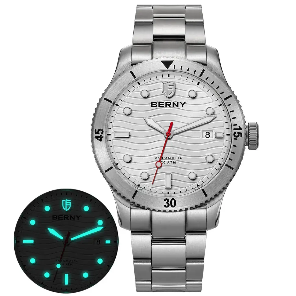 Montre Berny AM134M Automatique – Blanc