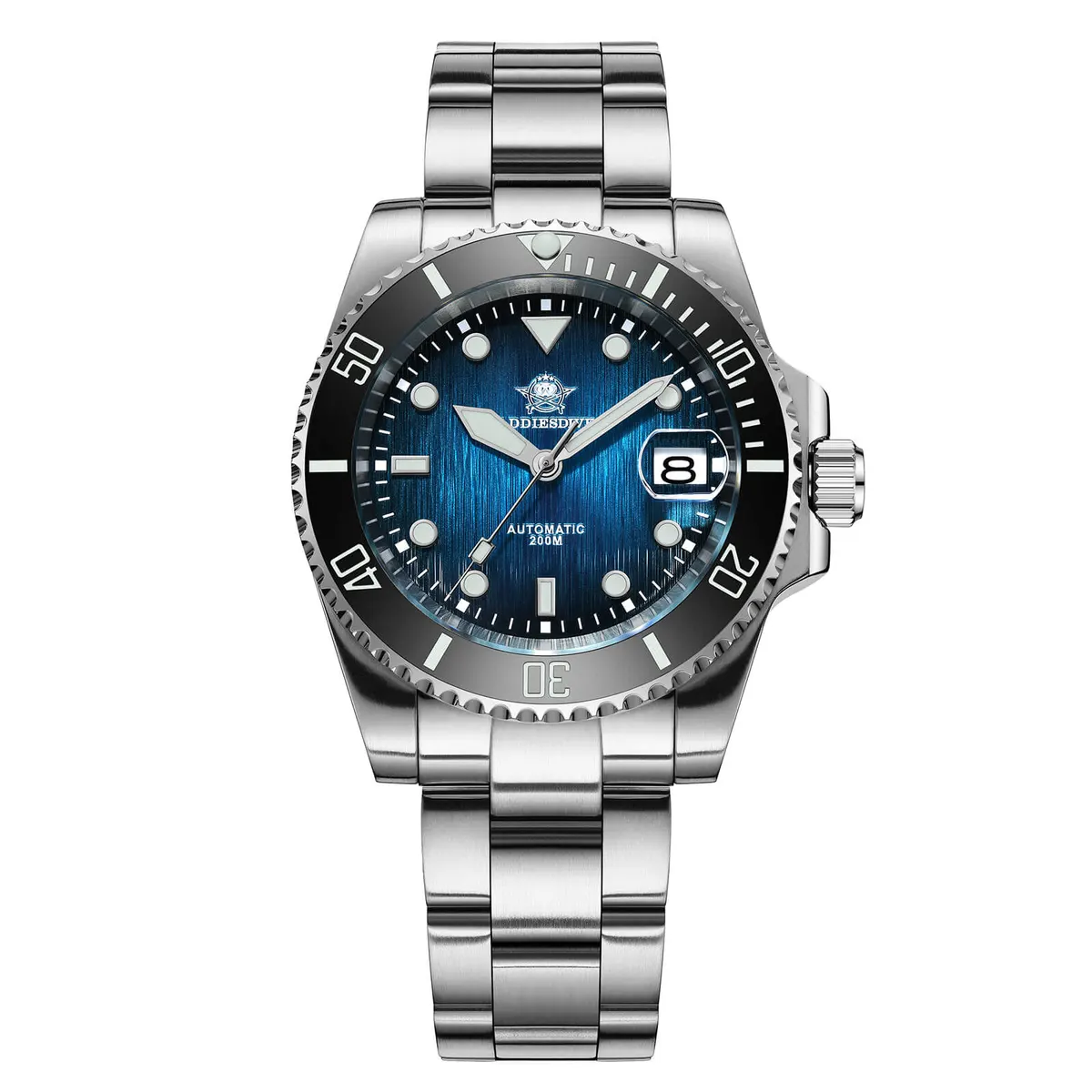 Montre Addiesdive AD2078 Automatique 41 mm – Bleu foncé / NH35