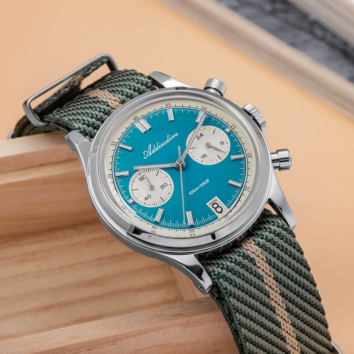 Montre Addiesdive Méca-quartz 38 mm – Bleu