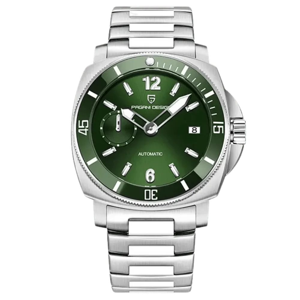 Montre Pagani Design PD-1820 Automatique 43 mm – Vert / Acier