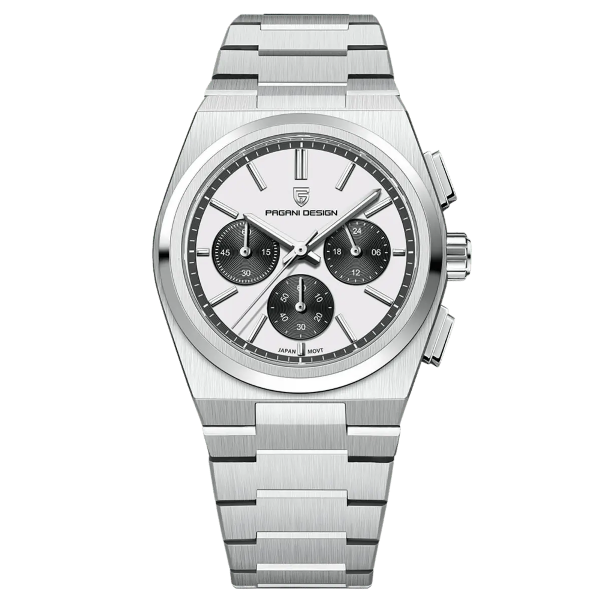 Montre Pagani Design PD-1761 Méca-quartz 40 mm – Blanc