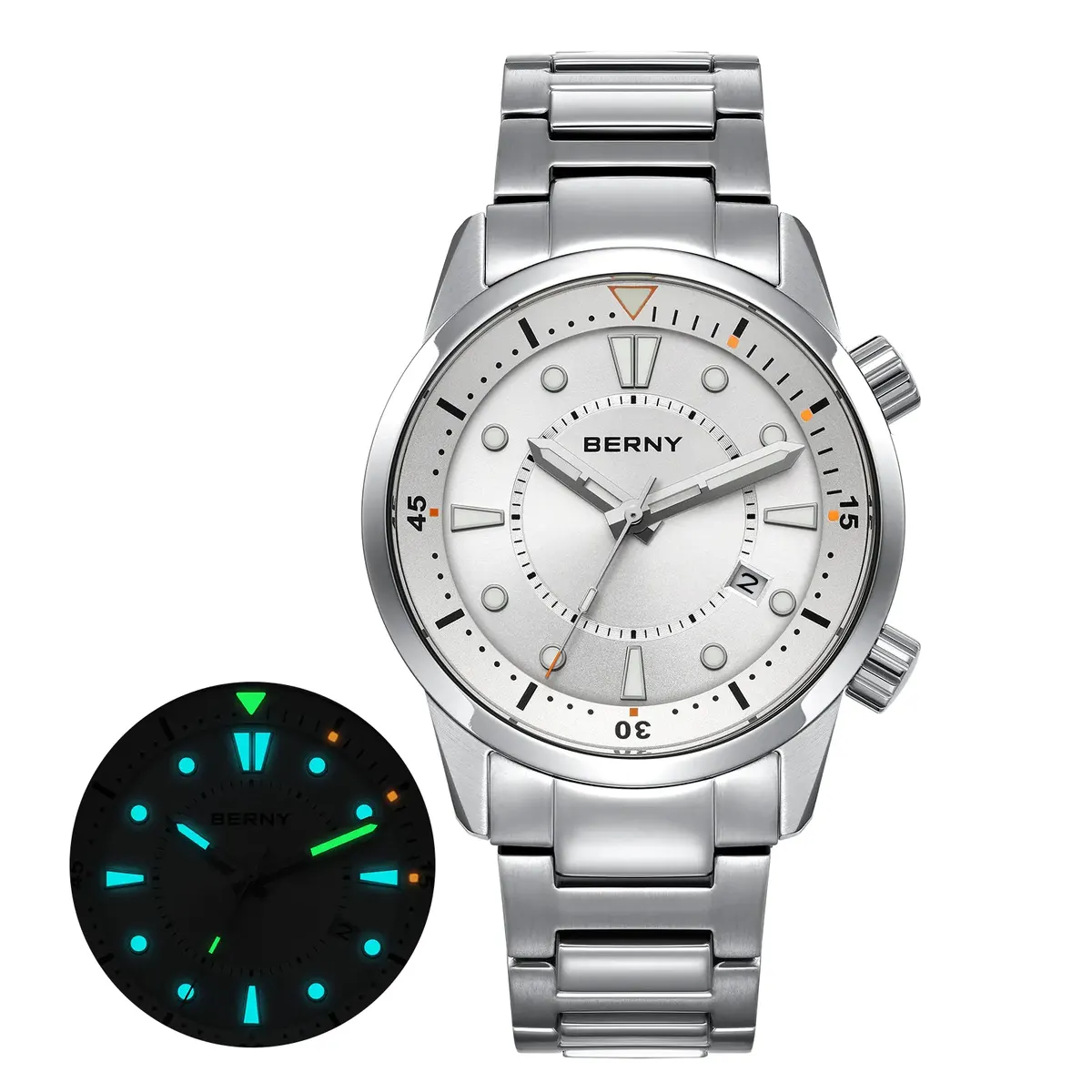 Montre Berny AM539MS Automatique – Blanc