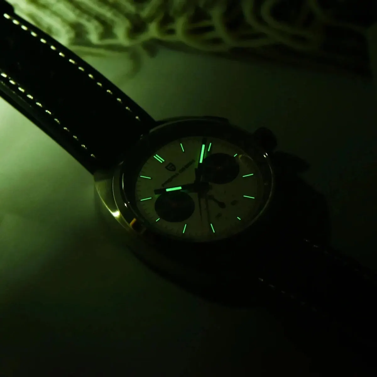 Montre Pagani Design Méca-quartz 39 mm – Blanc / Bracelet Oyster