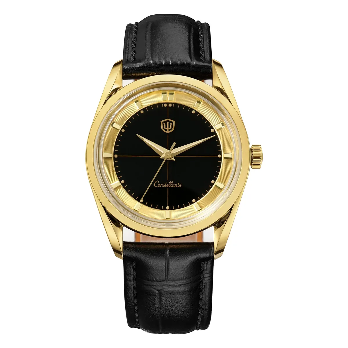 Montre Watchdives WD1954 Quartz 36,5 mm – Boîtier or / Verre saphir